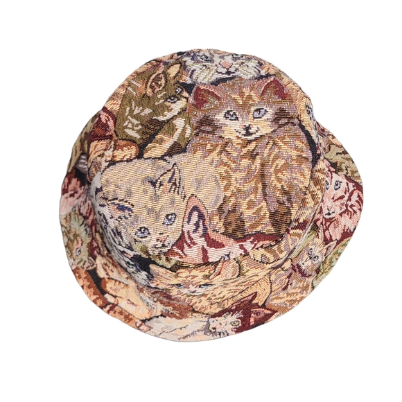 Cat Tapestry Bucket Hat - Picture 5 of 8